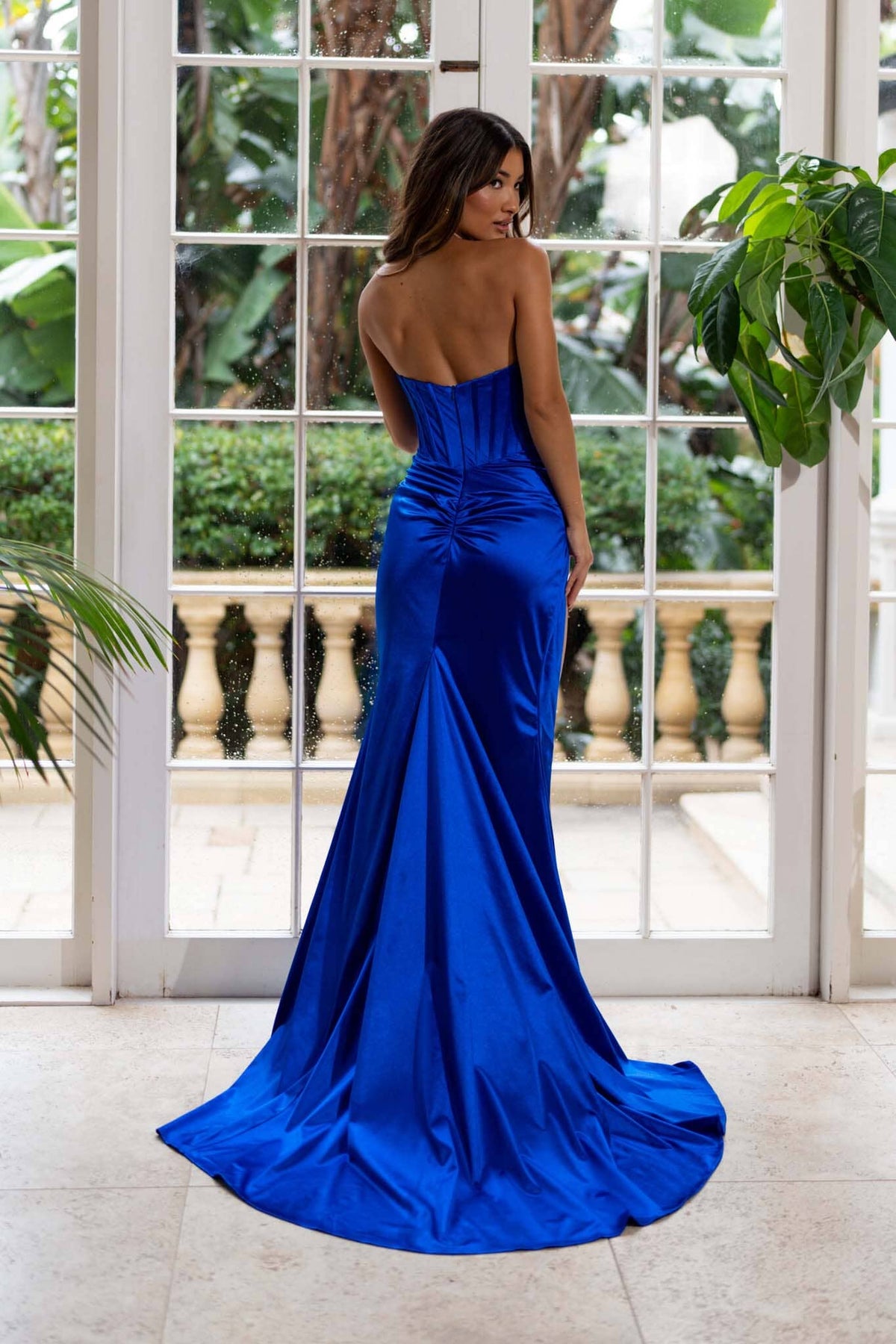 AMARI Gown - Royal Blue - View 3 | Shop Formal Dress