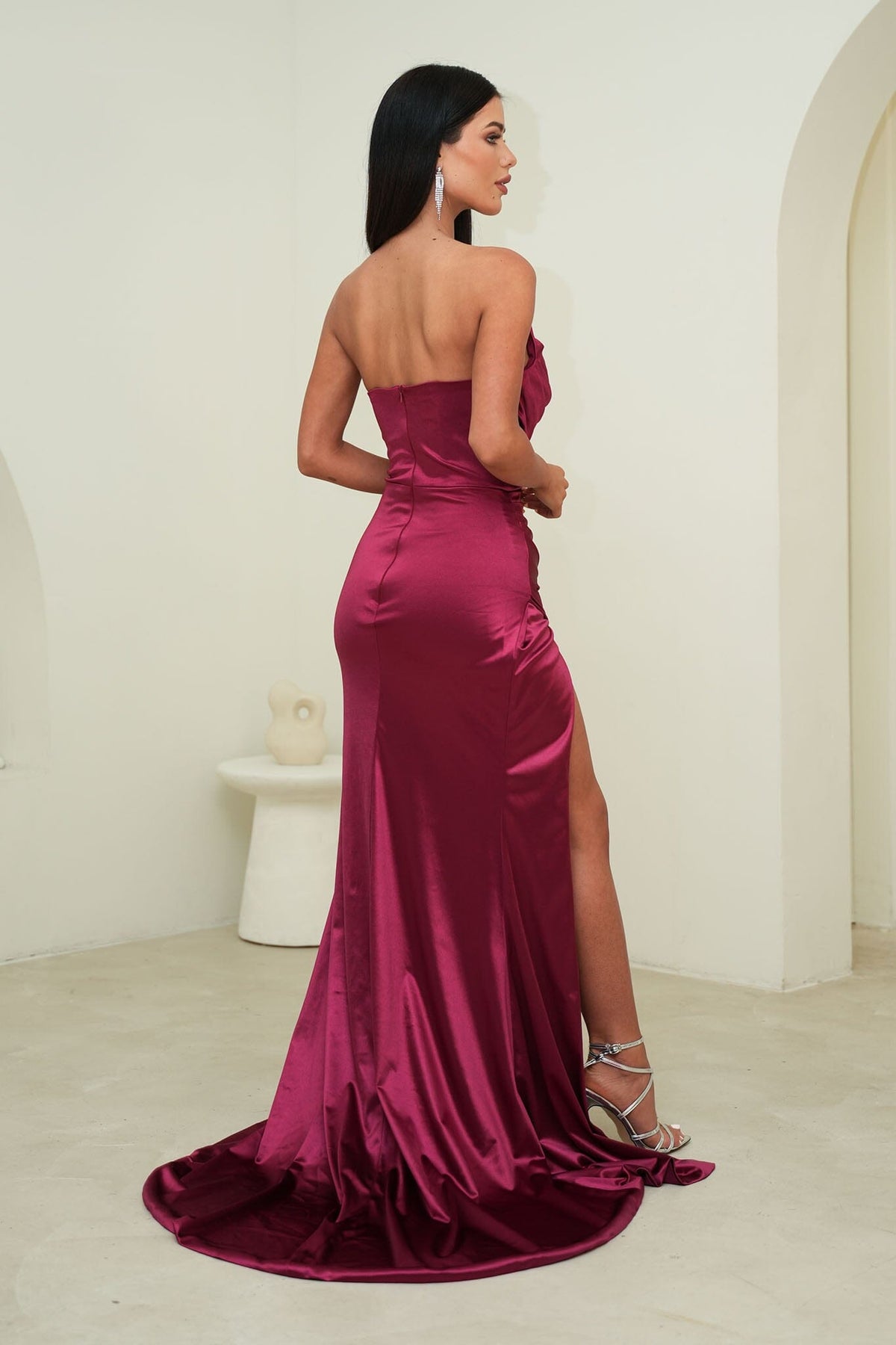 Martina Gown - Burgundy