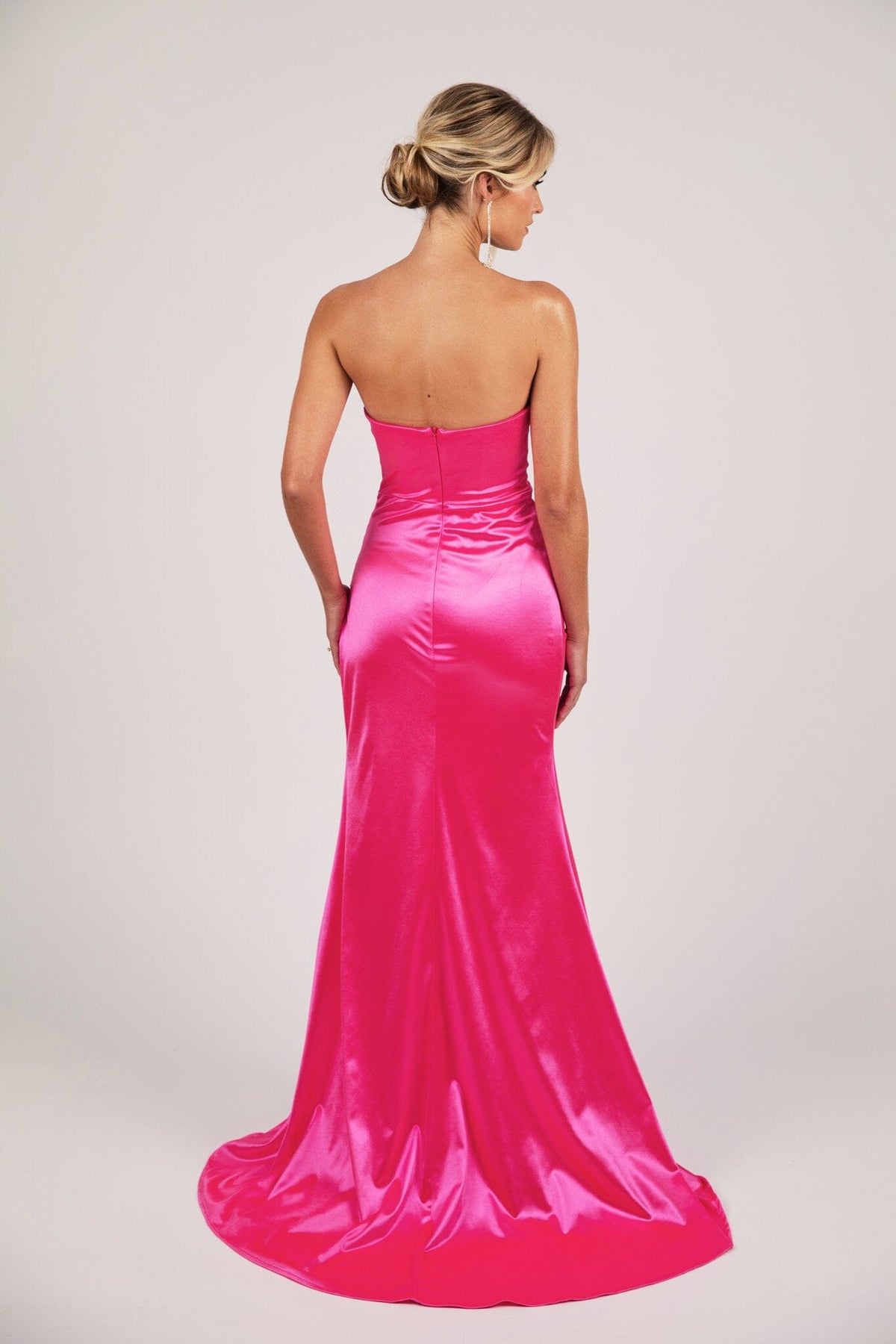 Zaria Gown - Hot Pink - View 3 | Shop Formal Dress
