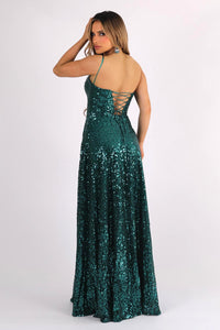 Malika Gown - Emerald (XS - Clearance Sale)