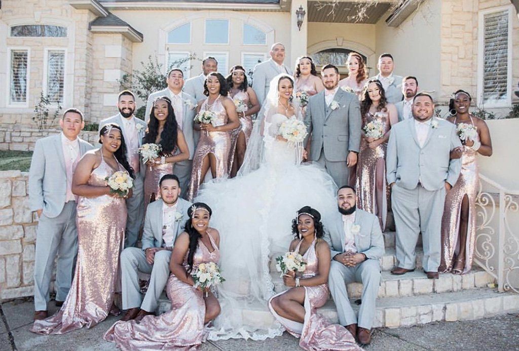 Rose Gold Sequin Bridesmaids Noodz Boutique Rose Gold Sequin Bridesmaids Noodz Boutique