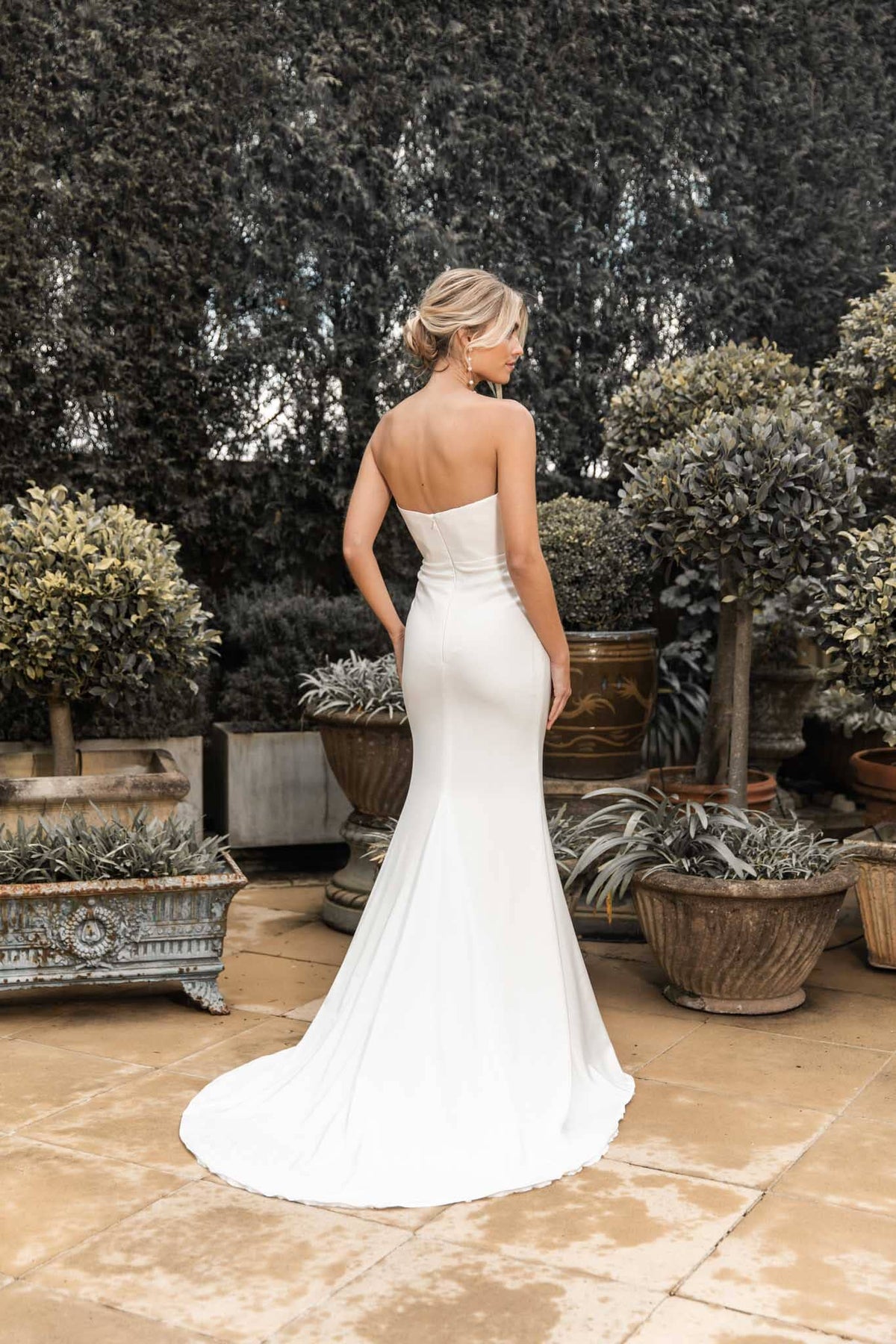 Angelisa Strapless Satin Gown - Ivory Noodz Boutique Angelisa Strapless Satin Gown - Ivory Noodz Boutique
