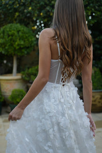 FRANCINE 3D Flower A-line Gown
