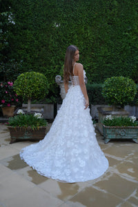 FRANCINE 3D Flower A-line Gown