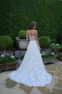 FRANCINE 3D Flower A-line Gown
