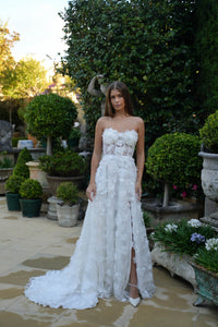 FRANCINE 3D Flower A-line Gown