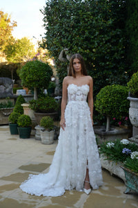 FRANCINE 3D Flower A-line Gown