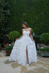 FRANCINE 3D Flower A-line Gown