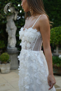 FRANCINE 3D Flower A-line Gown