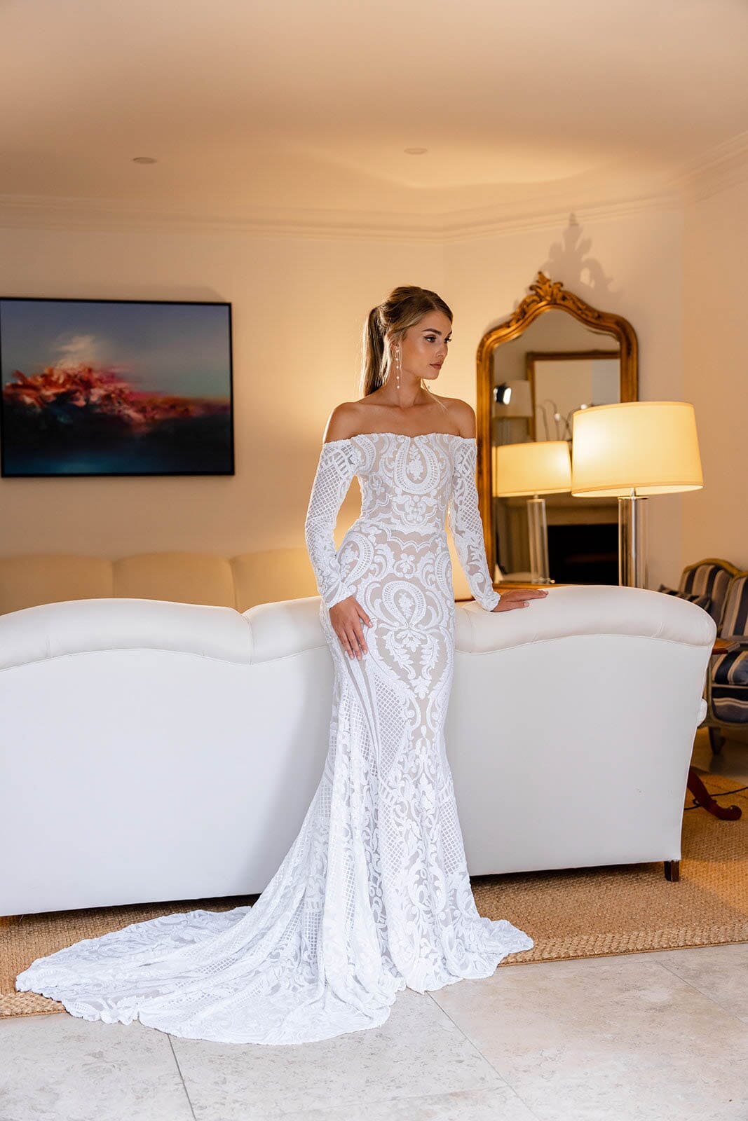 long sleeve wedding dress sydney Bride story