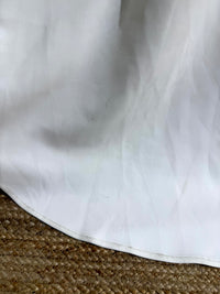 SAMPLE SALE - Gabrielle Square Neck Crepe Gown - Ivory (Size S)