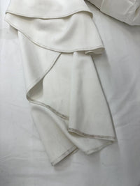 SAMPLE SALE - Gabrielle Square Neck Crepe Gown - Ivory (Size S)