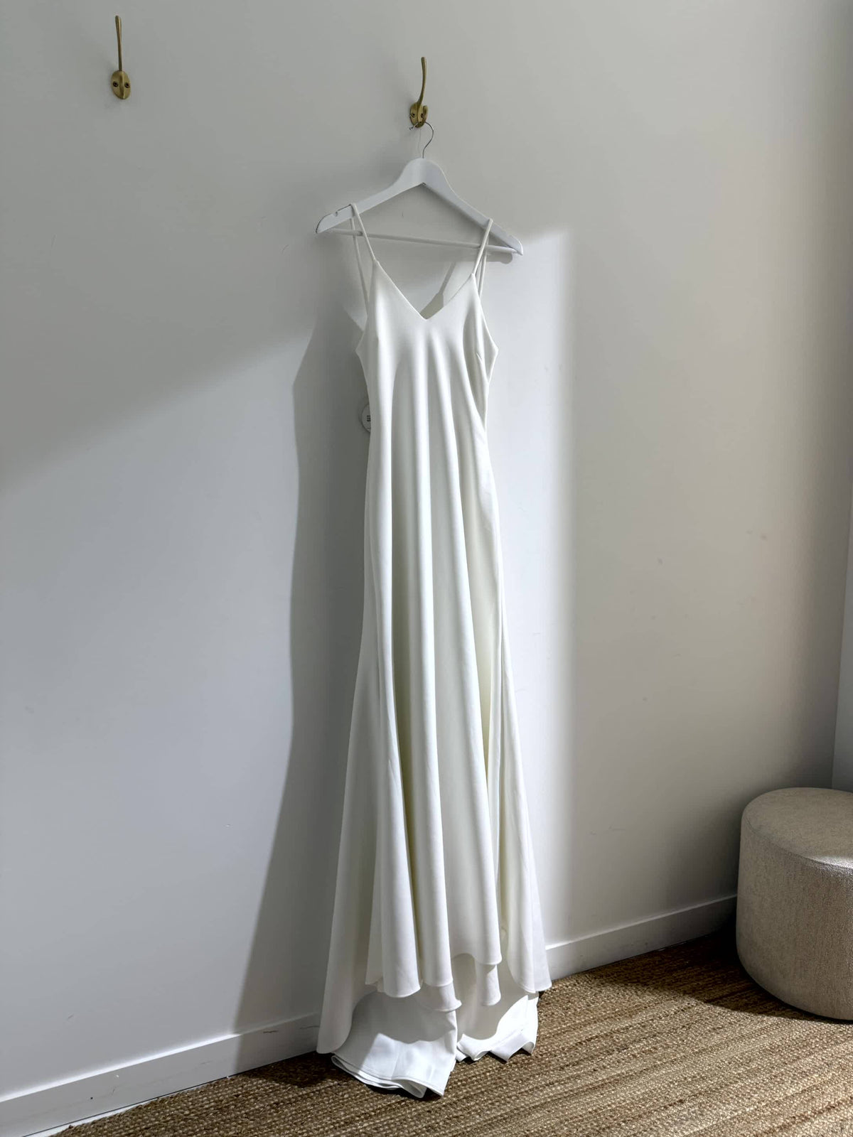 SAMPLE SALE - KALITA Cowl Back Crepe Gown - Ivory