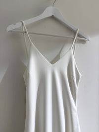 SAMPLE SALE - KALITA Cowl Back Crepe Gown - Ivory