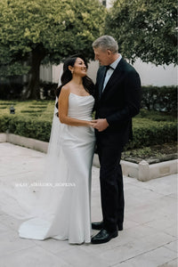 JANA Scoop Neck Strapless Gown - Ivory