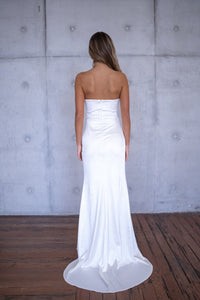 JANA Strapless Bustier Corset Bridal Gown - Ivory