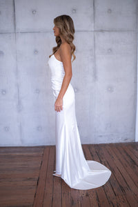 JANA Strapless Bustier Corset Bridal Gown - Ivory