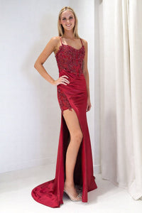 KEIRA Beaded Sequin Corset Gown - Multiple Colours Available