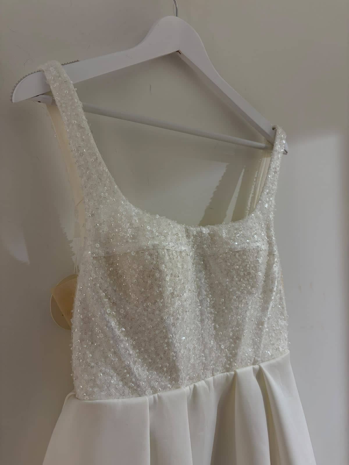 SAMPLE SALE - MILA Beaded Mini Dress - Ivory