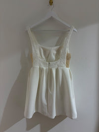 SAMPLE SALE - MILA Beaded Mini Dress - Ivory