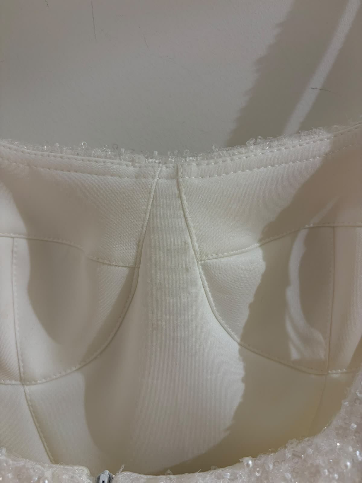 SAMPLE SALE - MILA Beaded Mini Dress - Ivory