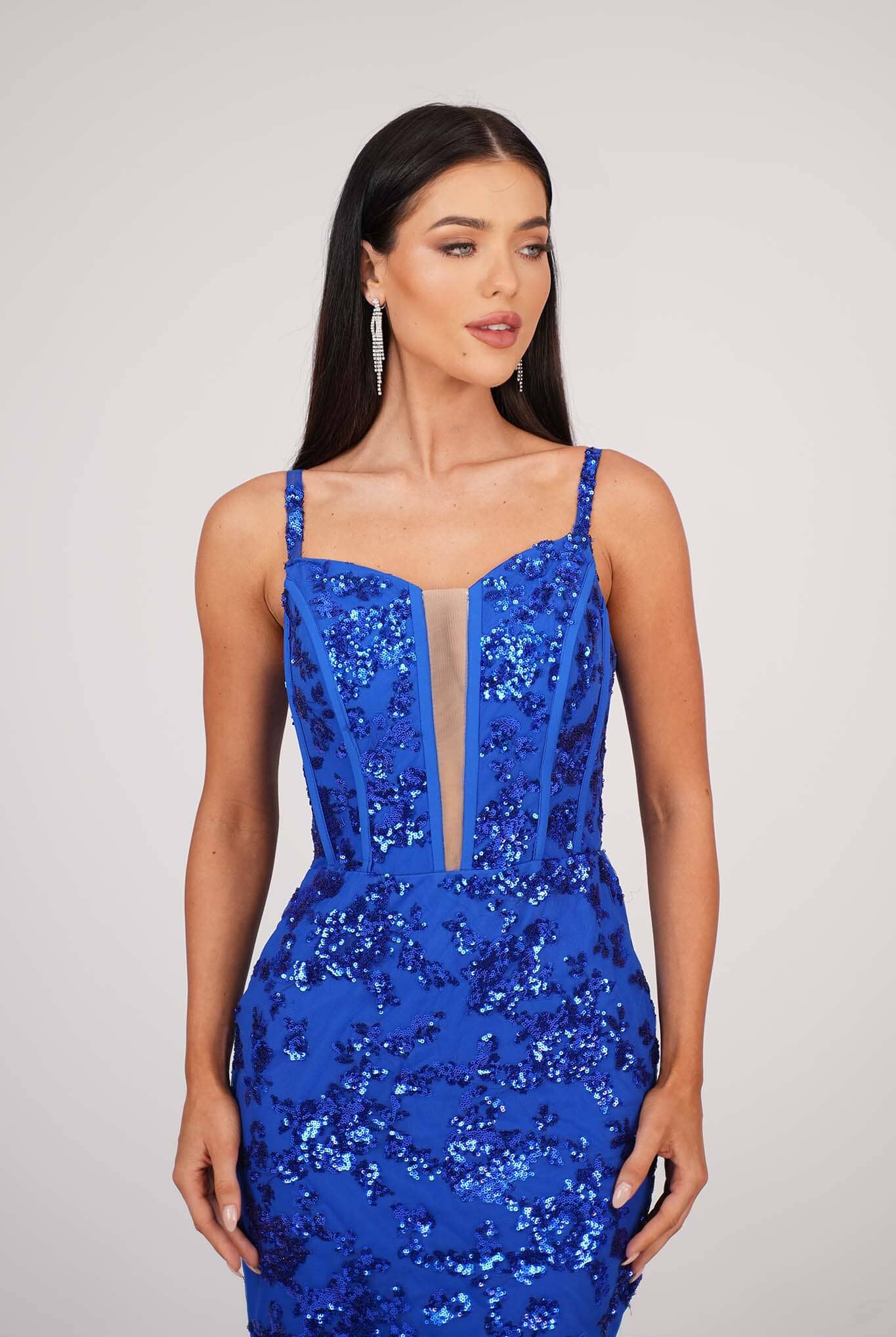 Tatiana Corset Gown - Royal Blue – Noodz Boutique