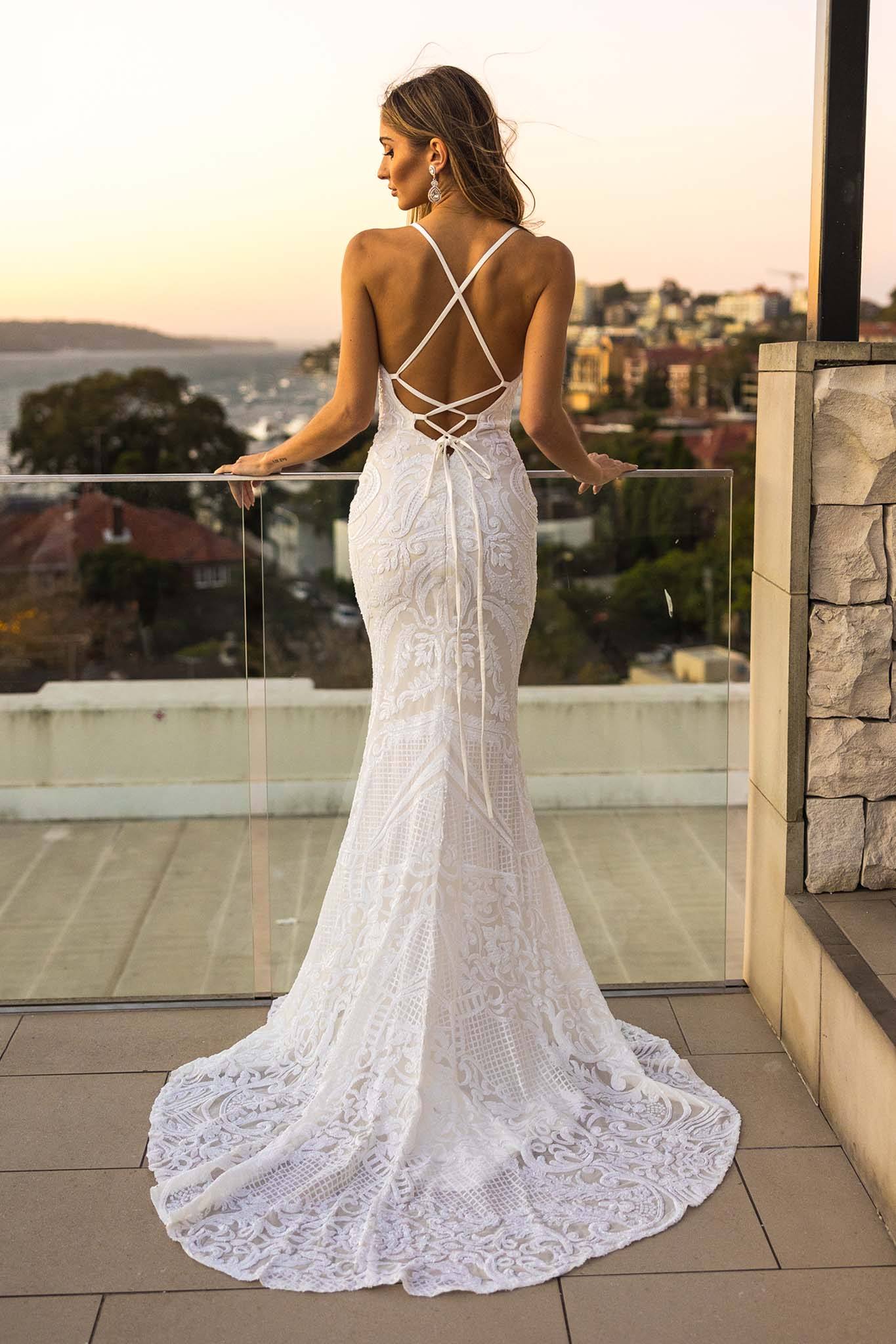 5 Low Back Wedding Dress Ideas | Val Stefani