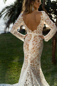 Athena Long Sleeve Gown