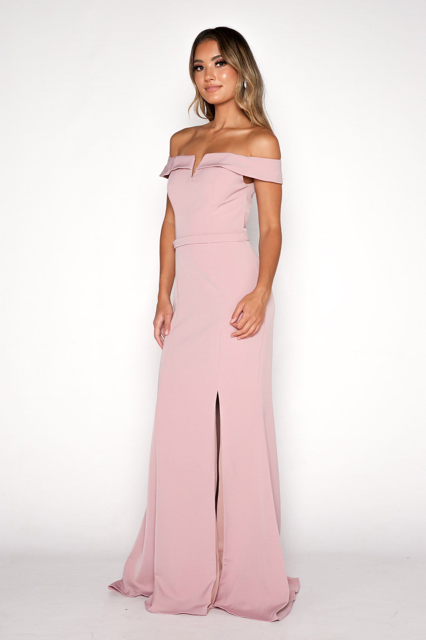 Alyssa Maxi Dress - Dusty Pink – Noodz Boutique