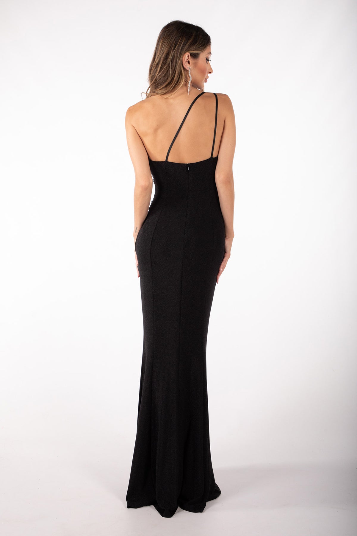cali one shoulder dress THE CALI RIB DRESS STILLWATER