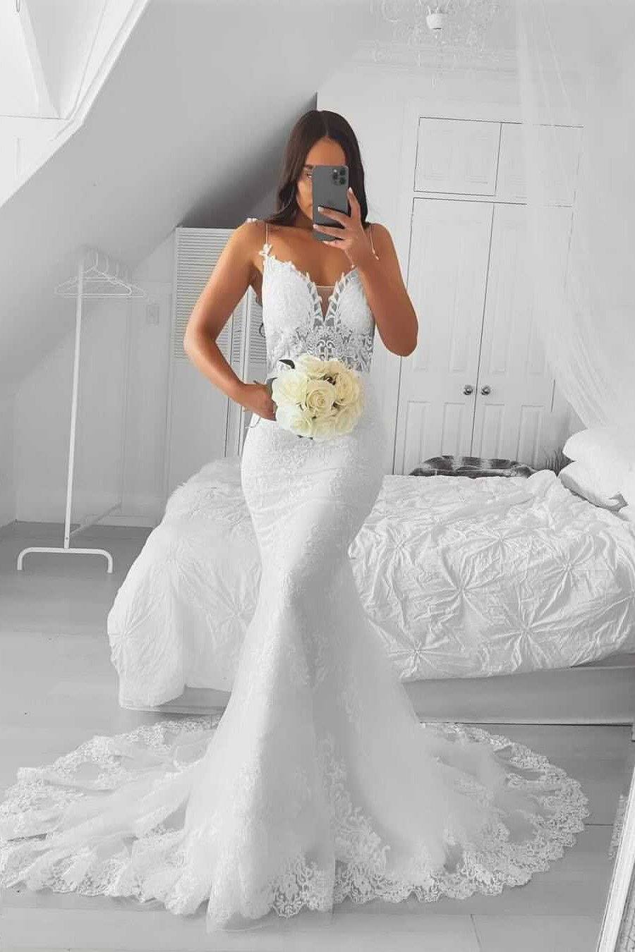 African Vintage Layered Mermaid Wedding Dress With Illusion Lace Appliques,  Crystal Beaded Ruffles, And Tiered Organza Skirt From Crystalxubridal,  $156.18 | DHgate.Com