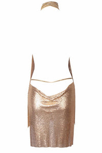 Kenny Mini Dress - Gold