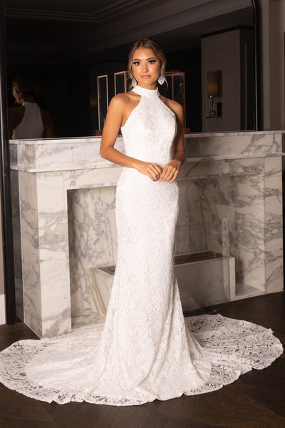 Liliana Lace Gown - Ivory Noodz Boutique Liliana Lace Gown - Ivory Noodz Boutique