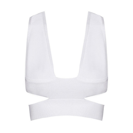 Milan Crop Top - White