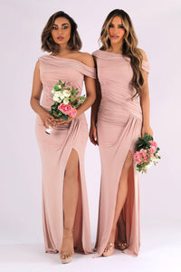 NADINE Maxi Dress - Dusty Pink