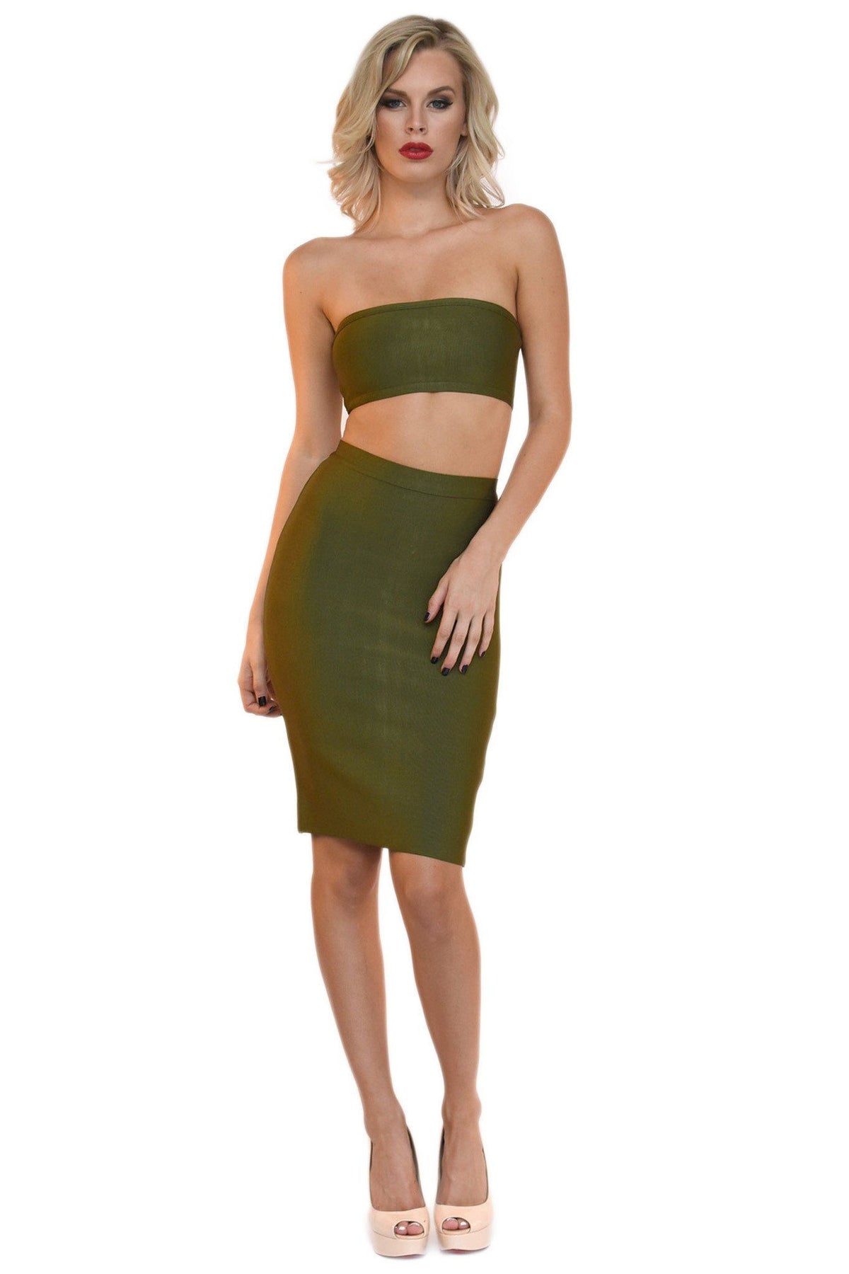 Paris Two-Piece Set - Olive (Size L - Clearance Sale) Noodz Boutique Paris Two-Piece Set - Olive (Size L - Clearance Sale) Noodz Boutique