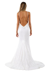 Roselle Luxe Gown - White