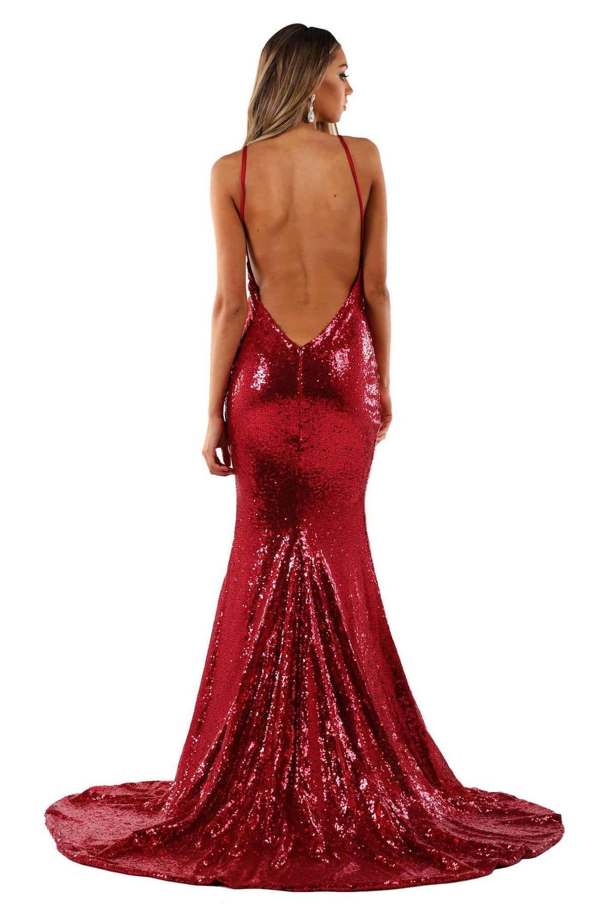 Roselle Gown - Wine