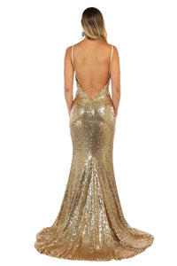 Roselle Luxe Gown - Gold