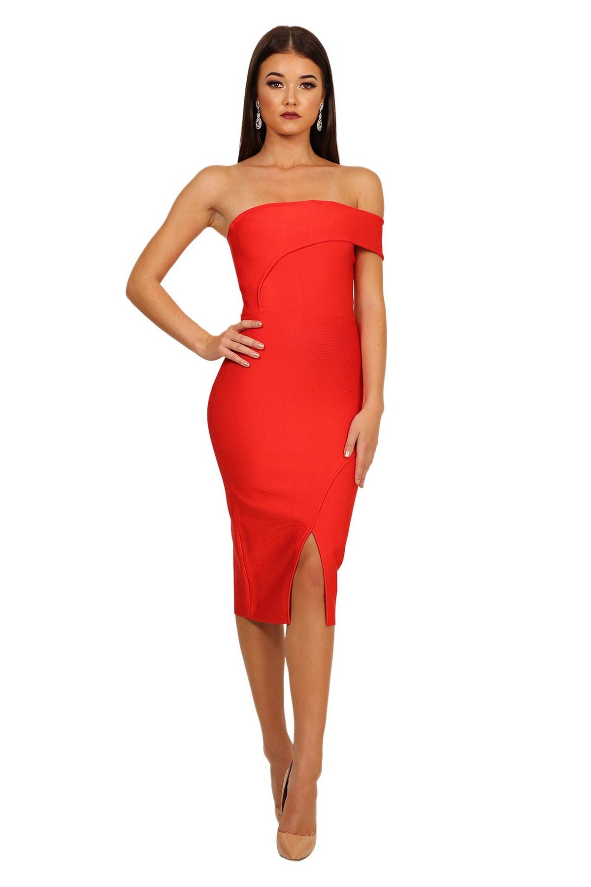 Sabrina Dress in Red (XS - Clearance Sale)