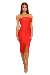 Sabrina Dress in Red (XS - Clearance Sale)