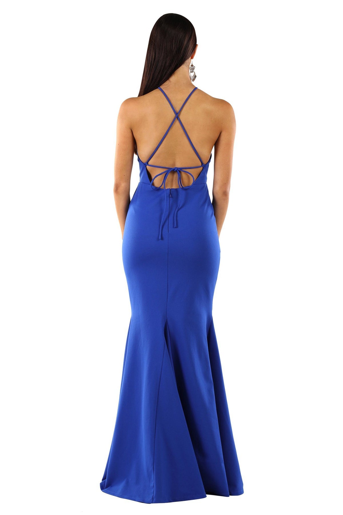 Tamara Maxi Dress - Royal Blue (Size XXL - Clearance Sale)
