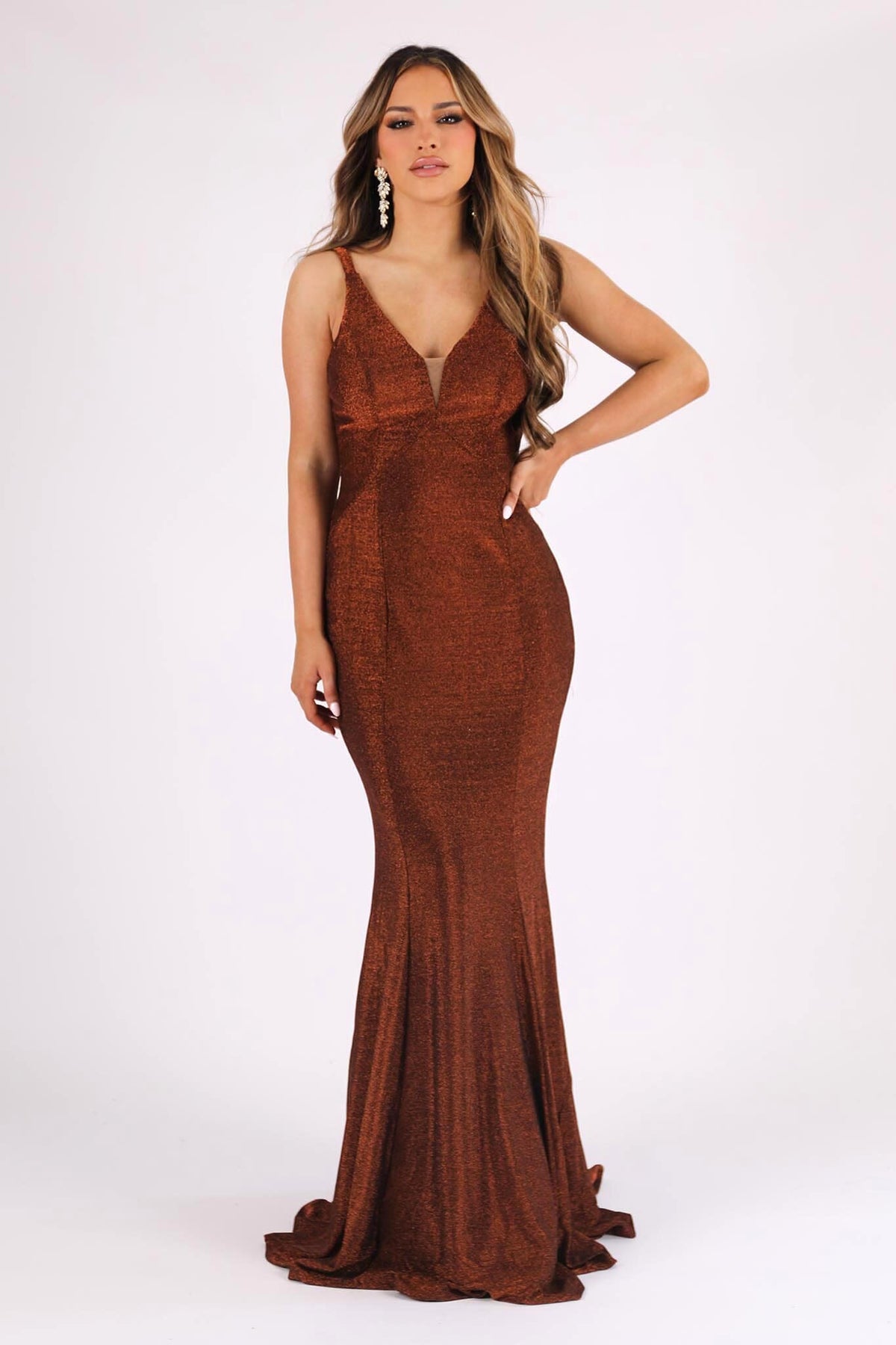 Thalia Gown - Shimmer Copper