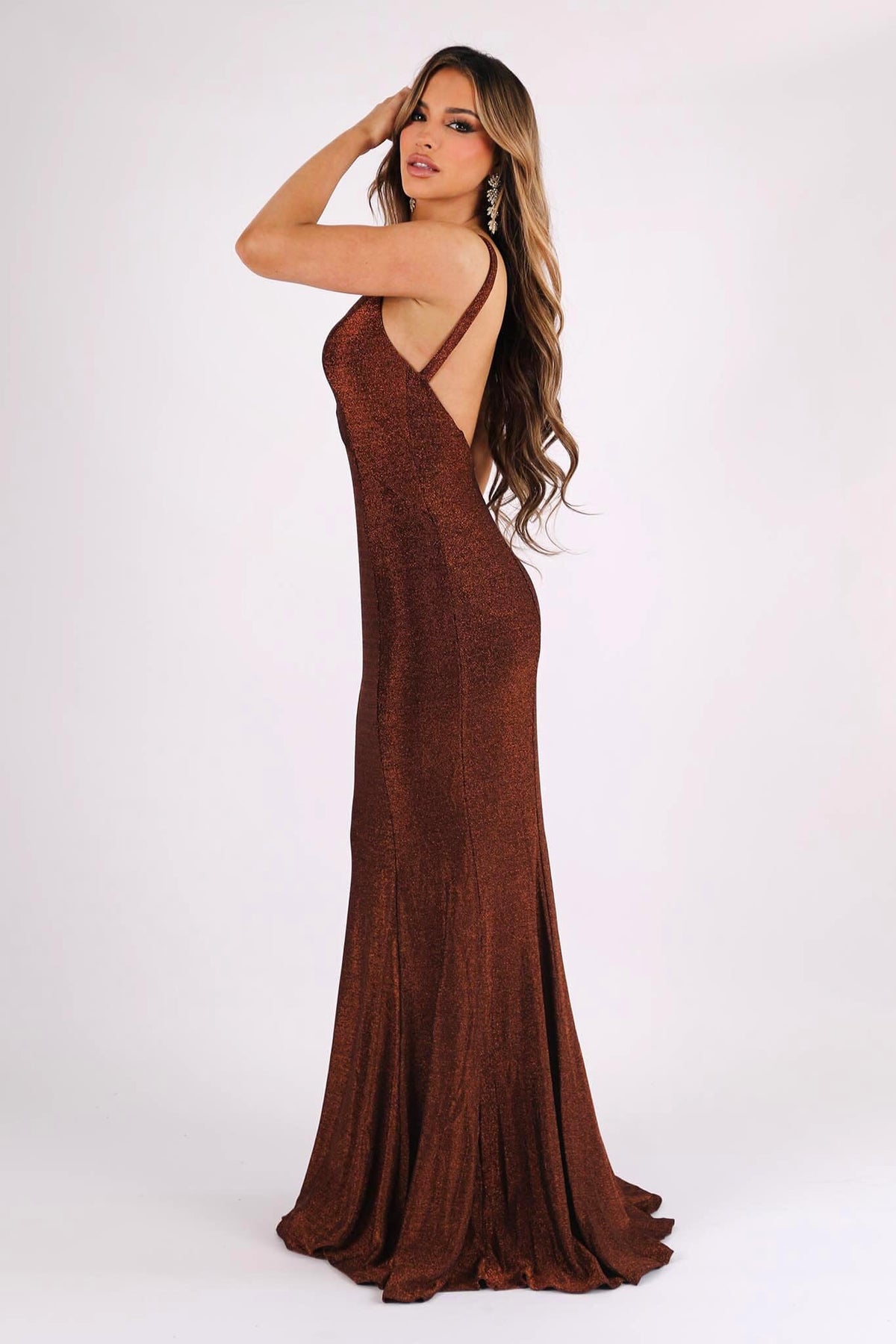 Thalia Gown - Shimmer Copper